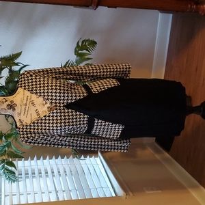 Black & white houndstooth dress, NWOT